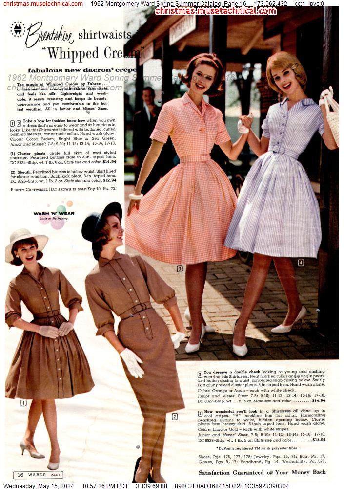 1962 Montgomery Ward Spring Summer Catalog, Page 16