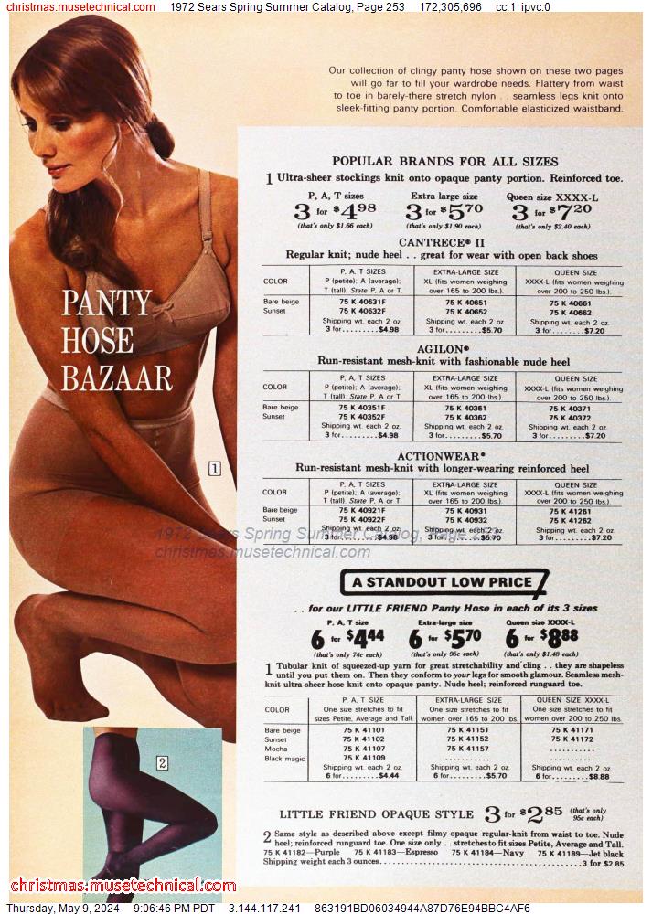 1972 Sears Spring Summer Catalog, Page 253