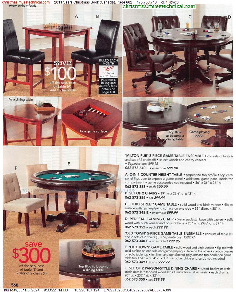 2011 Sears Christmas Book (Canada), Page 602