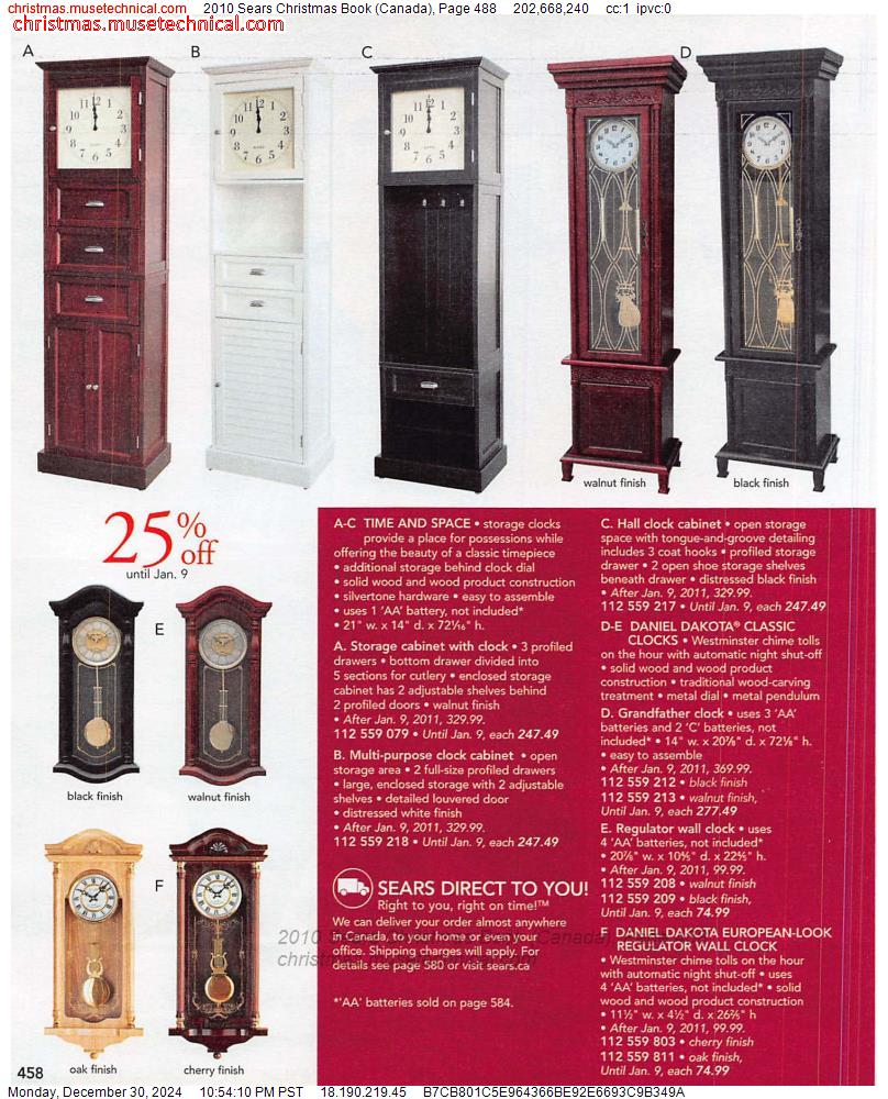 2010 Sears Christmas Book (Canada), Page 488