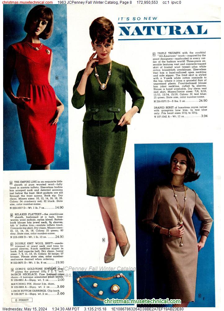 1963 JCPenney Fall Winter Catalog, Page 8