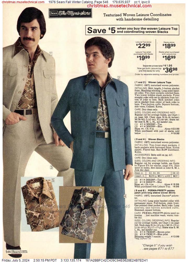 1976 Sears Fall Winter Catalog, Page 546