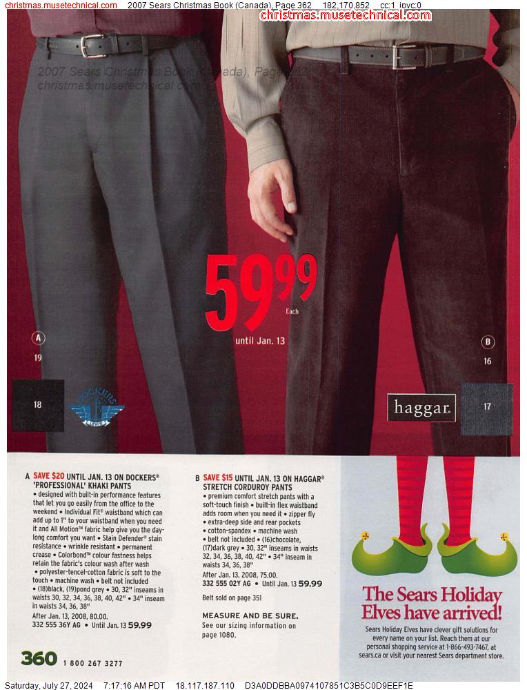 2007 Sears Christmas Book (Canada), Page 362
