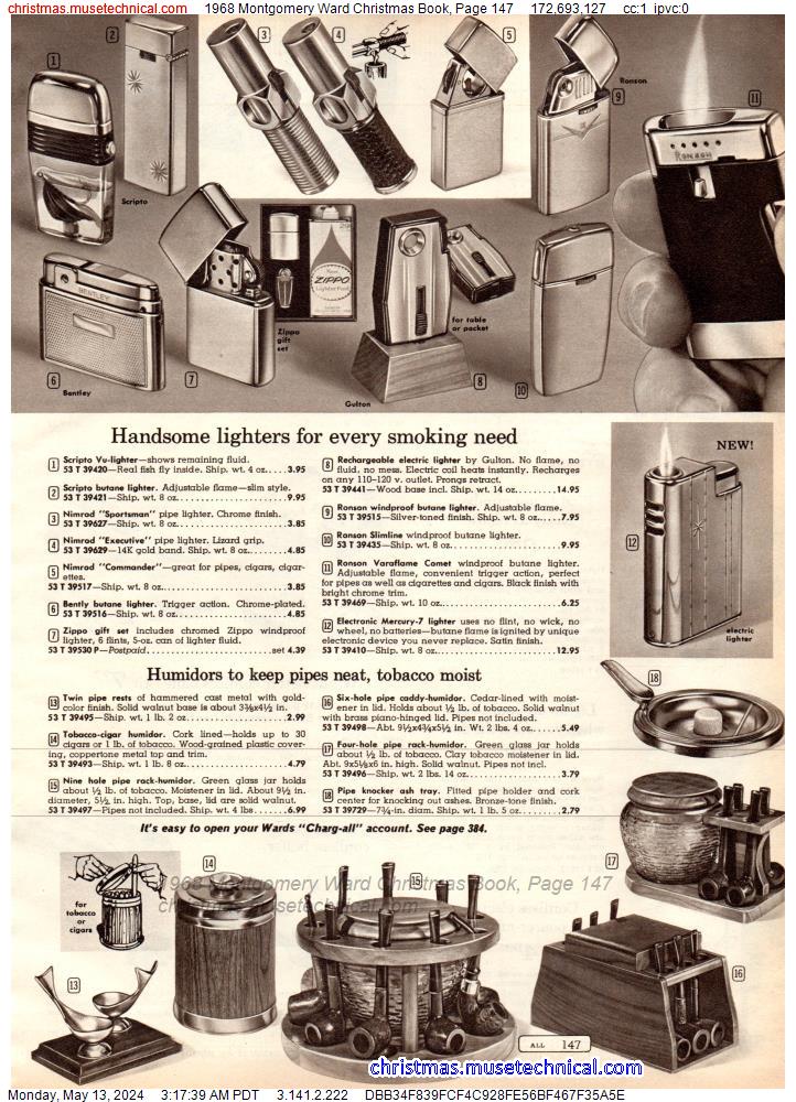 1968 Montgomery Ward Christmas Book, Page 147