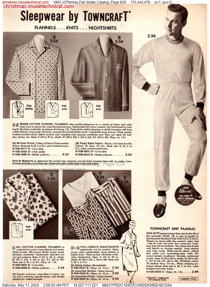 1963 JCPenney Fall Winter Catalog, Page 629