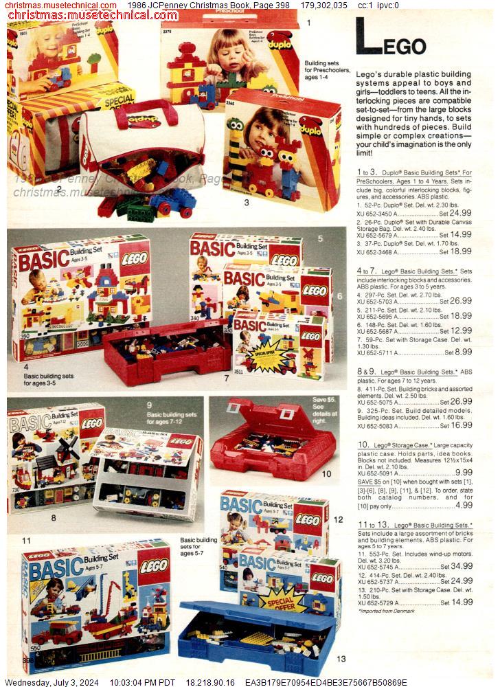 1986 JCPenney Christmas Book, Page 398