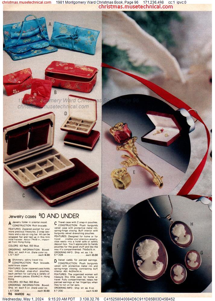 1981 Montgomery Ward Christmas Book, Page 96