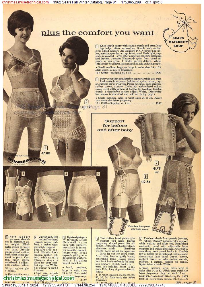 1962 Sears Fall Winter Catalog, Page 81