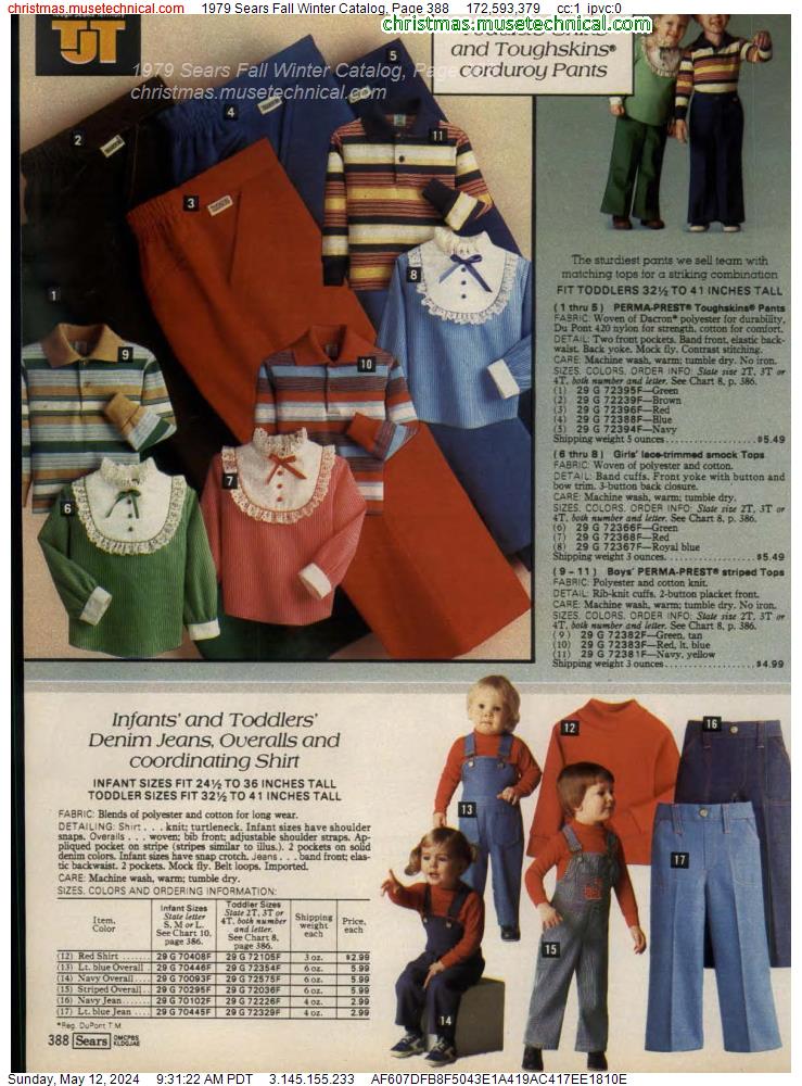 1979 Sears Fall Winter Catalog, Page 388