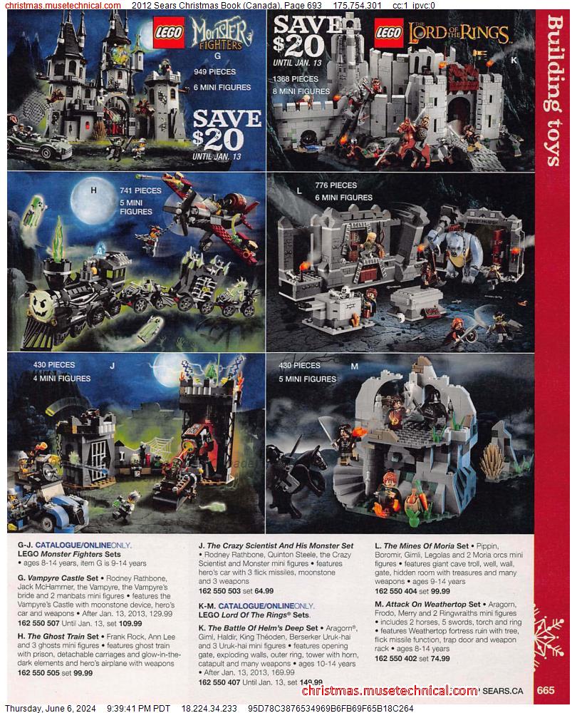 2012 Sears Christmas Book (Canada), Page 693