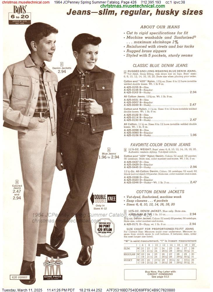 1964 JCPenney Spring Summer Catalog, Page 426