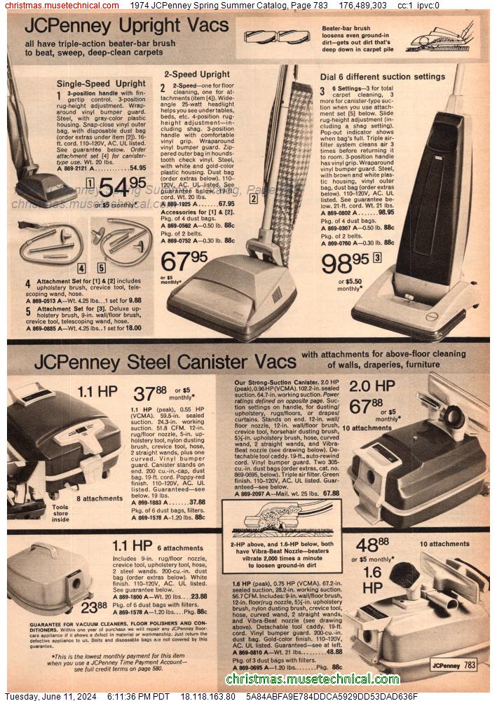 1974 JCPenney Spring Summer Catalog, Page 783
