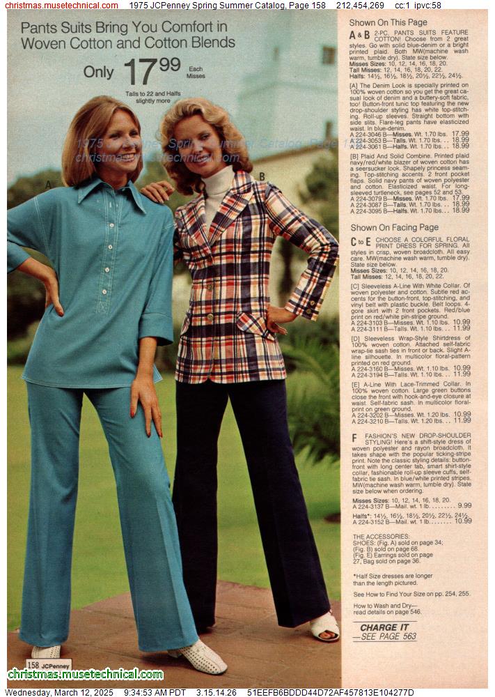 1975 JCPenney Spring Summer Catalog, Page 158