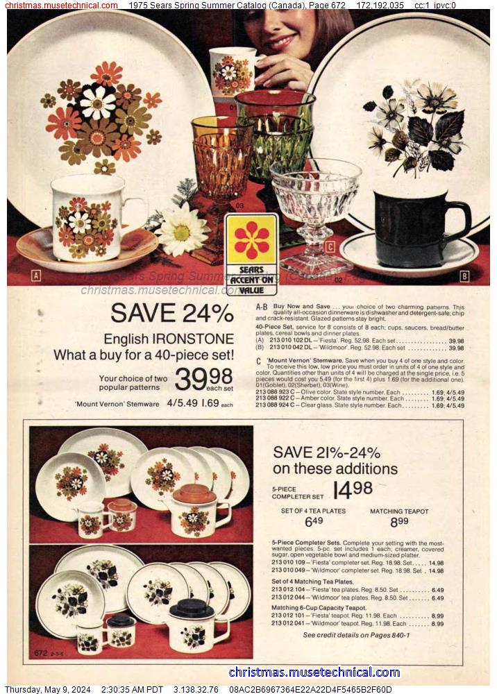1975 Sears Spring Summer Catalog (Canada), Page 672