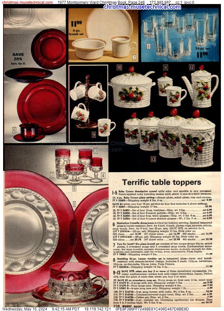 1977 Montgomery Ward Christmas Book, Page 246