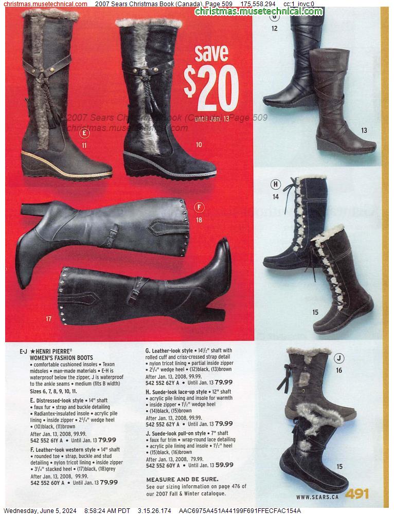 2007 Sears Christmas Book (Canada), Page 509
