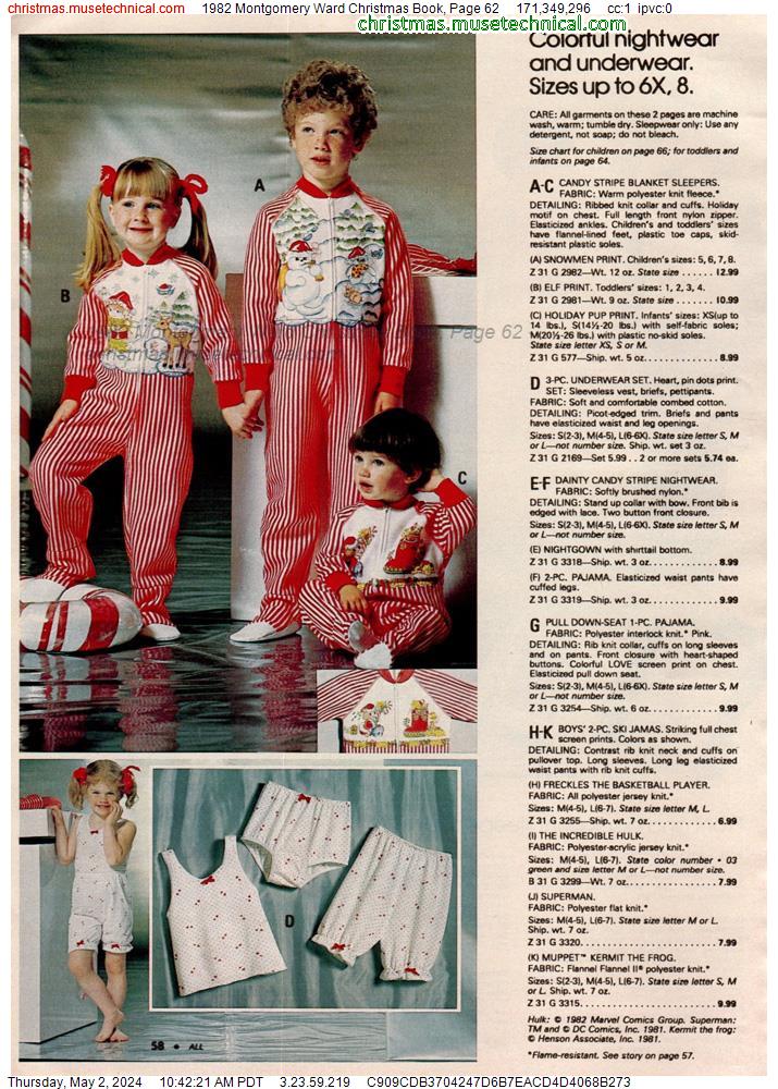1982 Montgomery Ward Christmas Book, Page 62