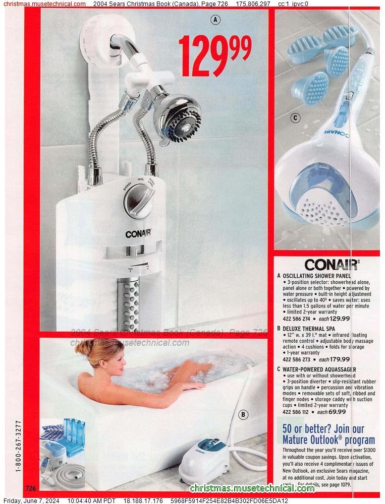 2004 Sears Christmas Book (Canada), Page 726
