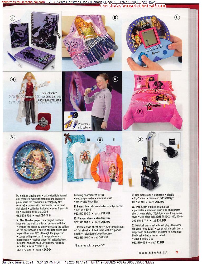 2008 Sears Christmas Book (Canada), Page 5