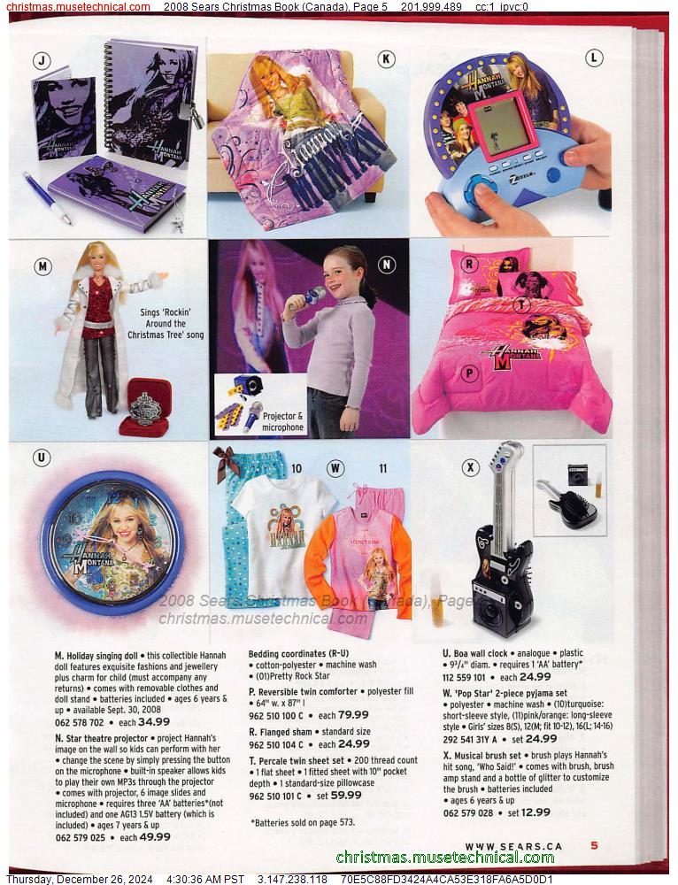 2008 Sears Christmas Book (Canada), Page 5