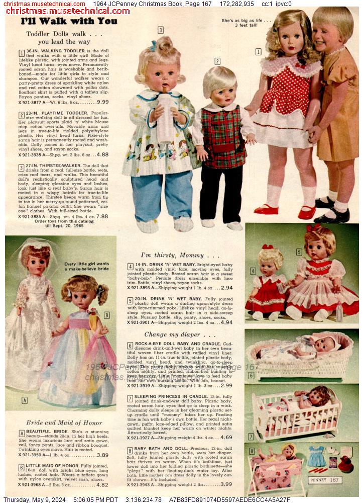1964 JCPenney Christmas Book, Page 167