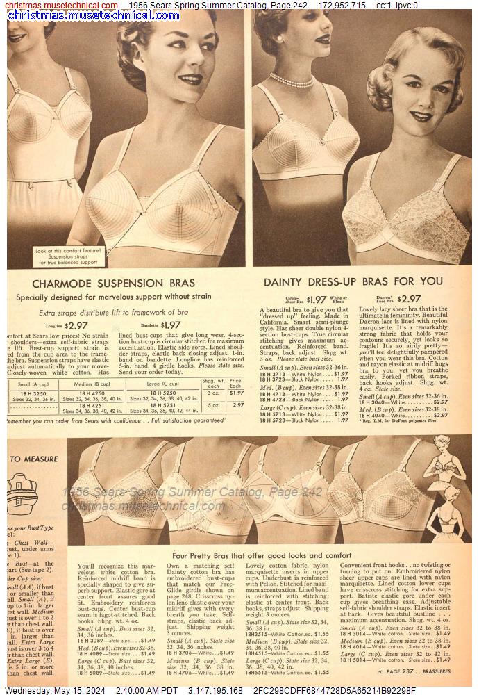 1956 Sears Spring Summer Catalog, Page 242