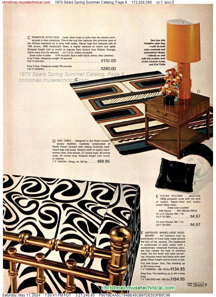 1970 Sears Spring Summer Catalog, Page 9