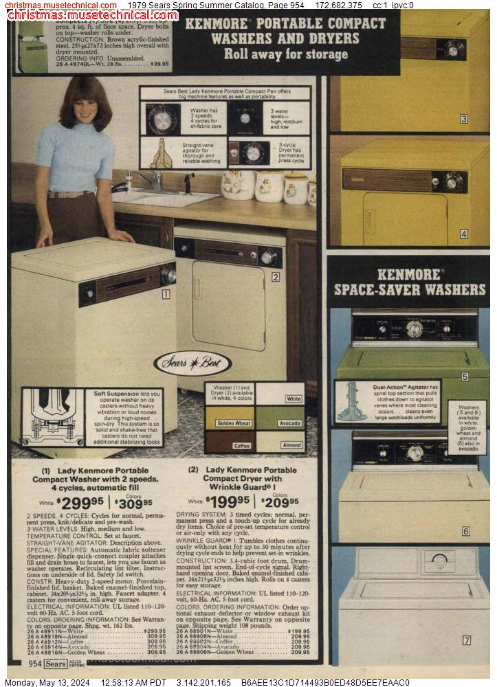 1979 Sears Spring Summer Catalog, Page 954