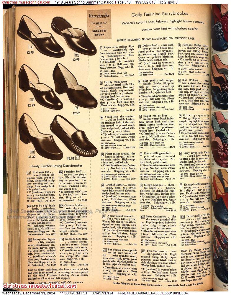 1948 Sears Spring Summer Catalog, Page 348