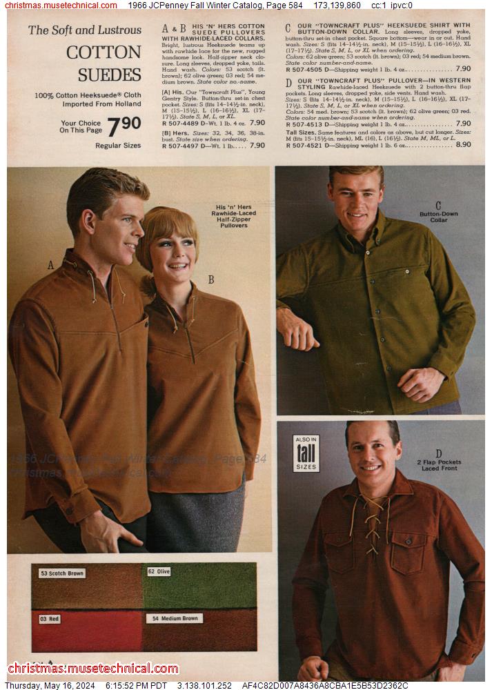 1966 JCPenney Fall Winter Catalog, Page 584