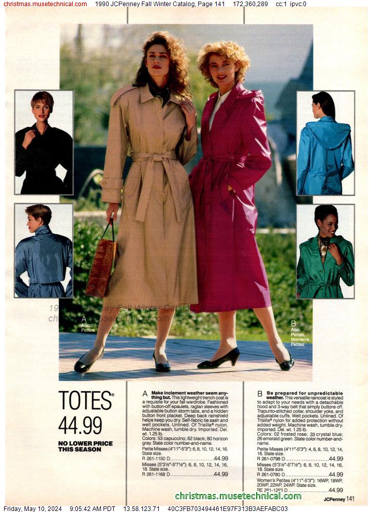 1990 JCPenney Fall Winter Catalog, Page 141
