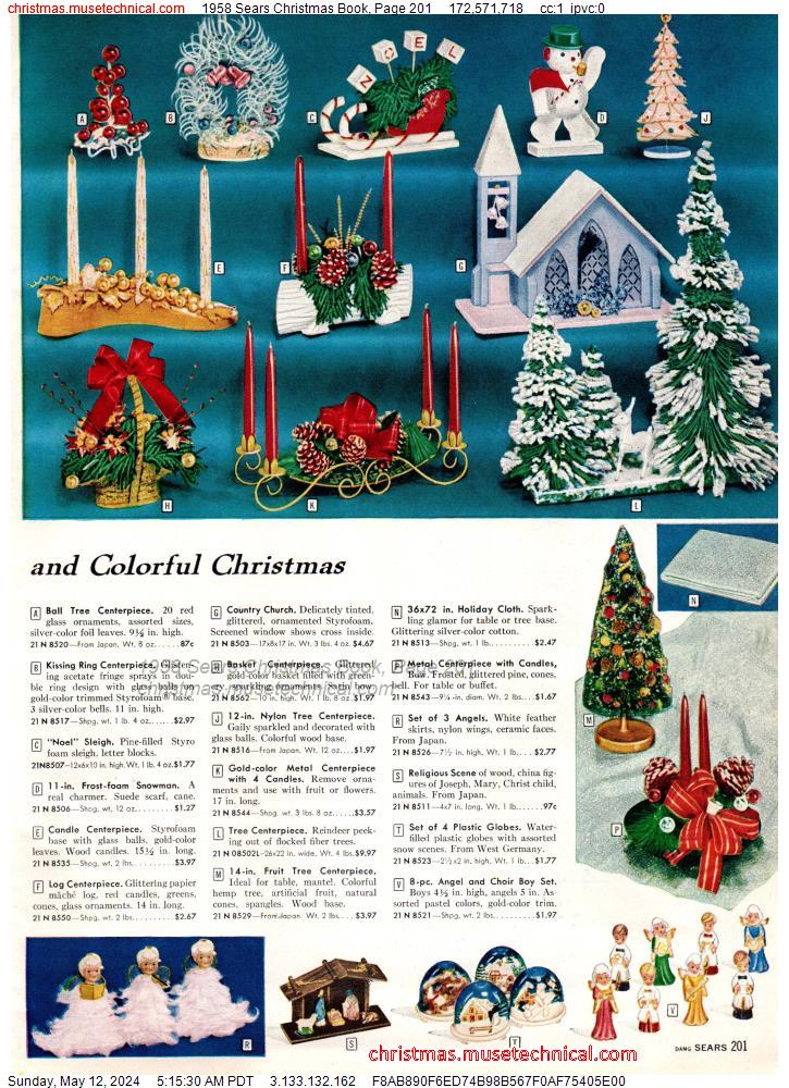 1958 Sears Christmas Book, Page 201