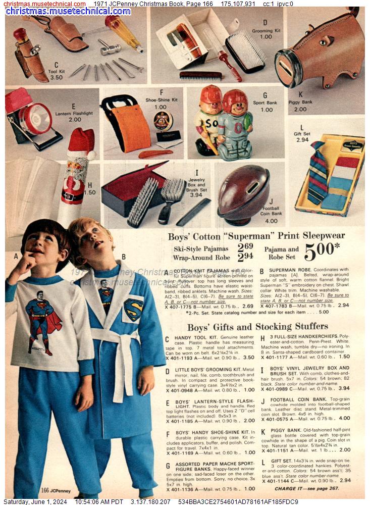 1971 JCPenney Christmas Book, Page 166