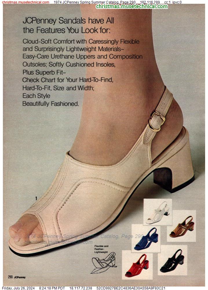 1974 JCPenney Spring Summer Catalog, Page 290