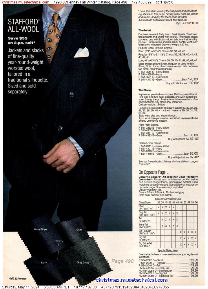 1990 JCPenney Fall Winter Catalog, Page 498