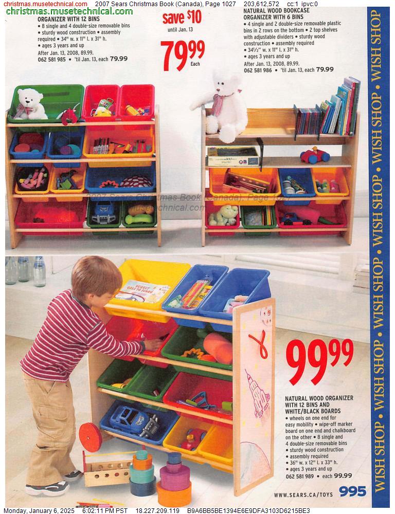 2007 Sears Christmas Book (Canada), Page 1027