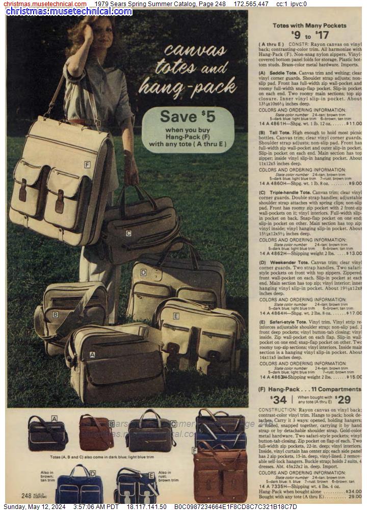 1979 Sears Spring Summer Catalog, Page 248