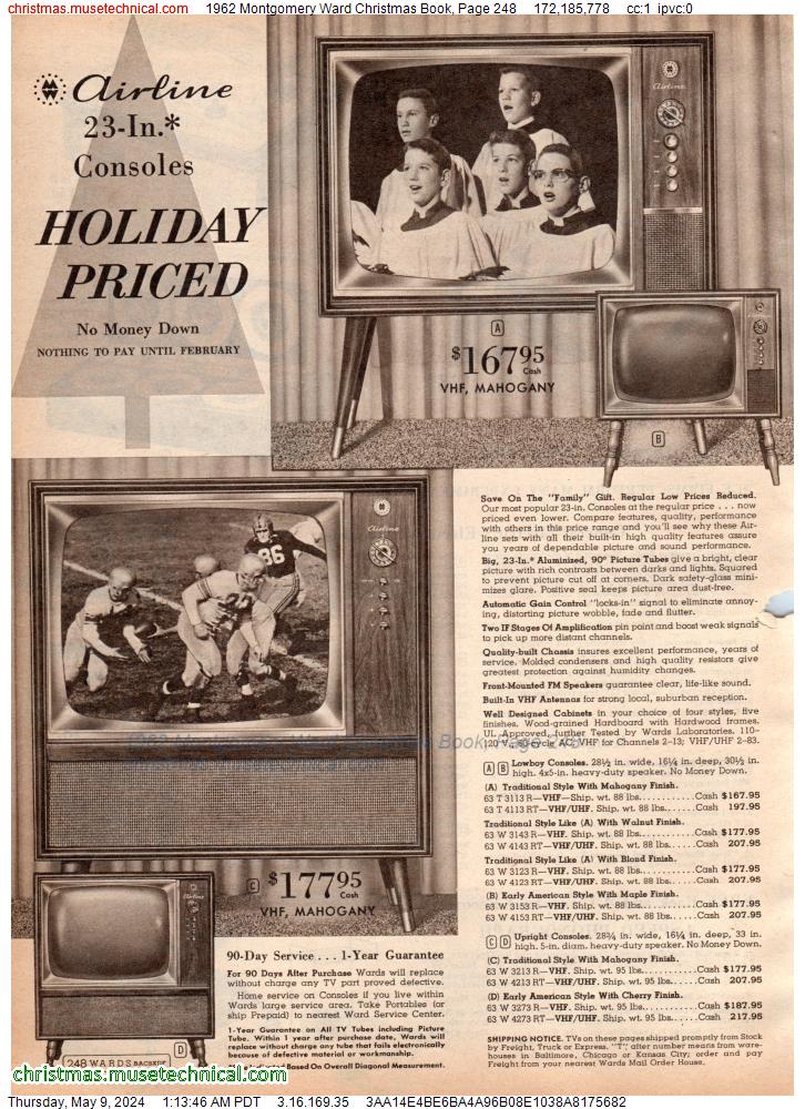 1962 Montgomery Ward Christmas Book, Page 248