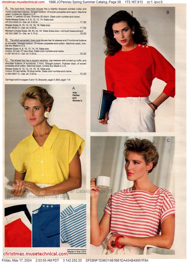 1986 JCPenney Spring Summer Catalog, Page 38