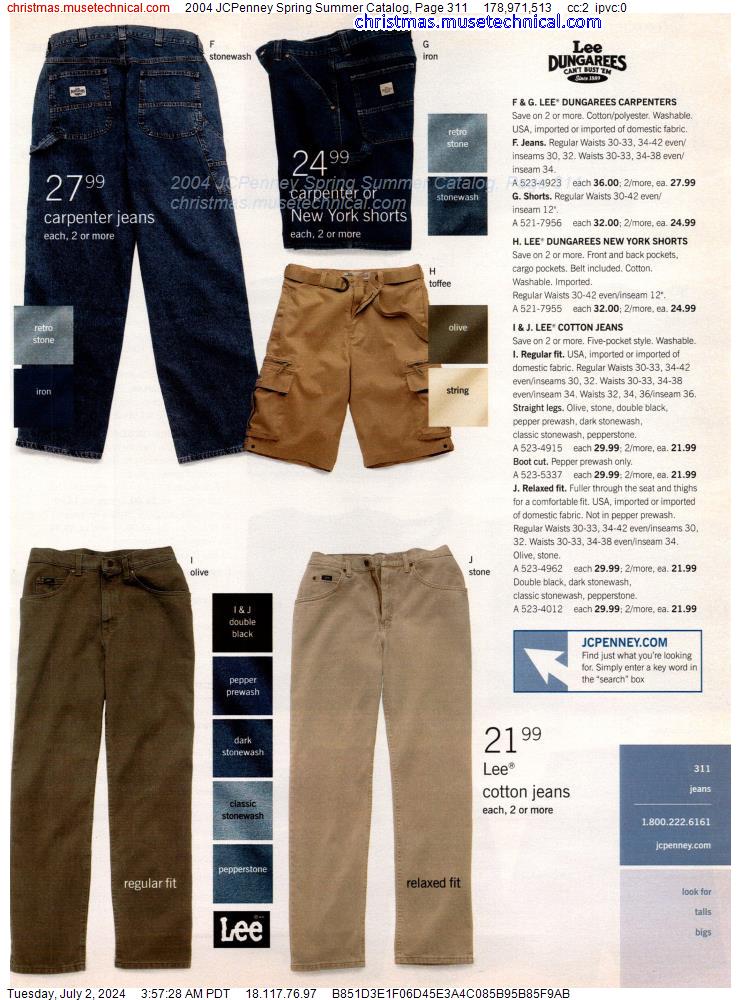 2004 JCPenney Spring Summer Catalog, Page 311