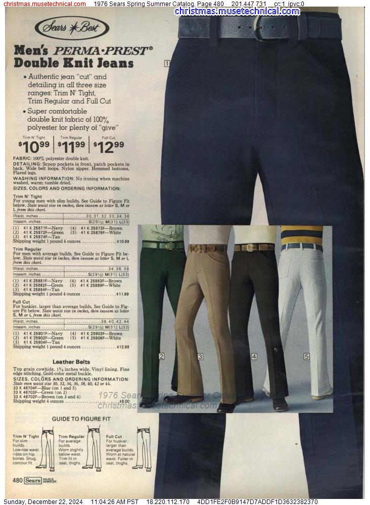 1976 Sears Spring Summer Catalog, Page 480