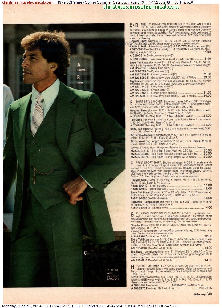 1979 JCPenney Spring Summer Catalog, Page 343