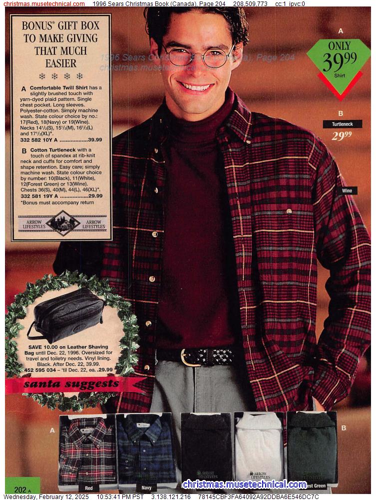 1996 Sears Christmas Book (Canada), Page 204