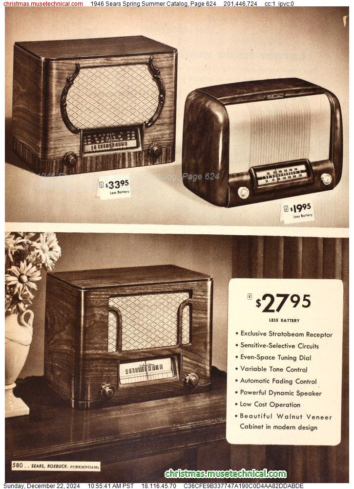 1946 Sears Spring Summer Catalog, Page 624