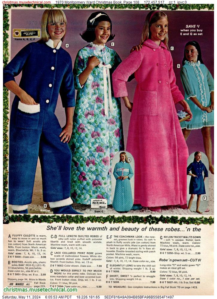 1970 Montgomery Ward Christmas Book, Page 108