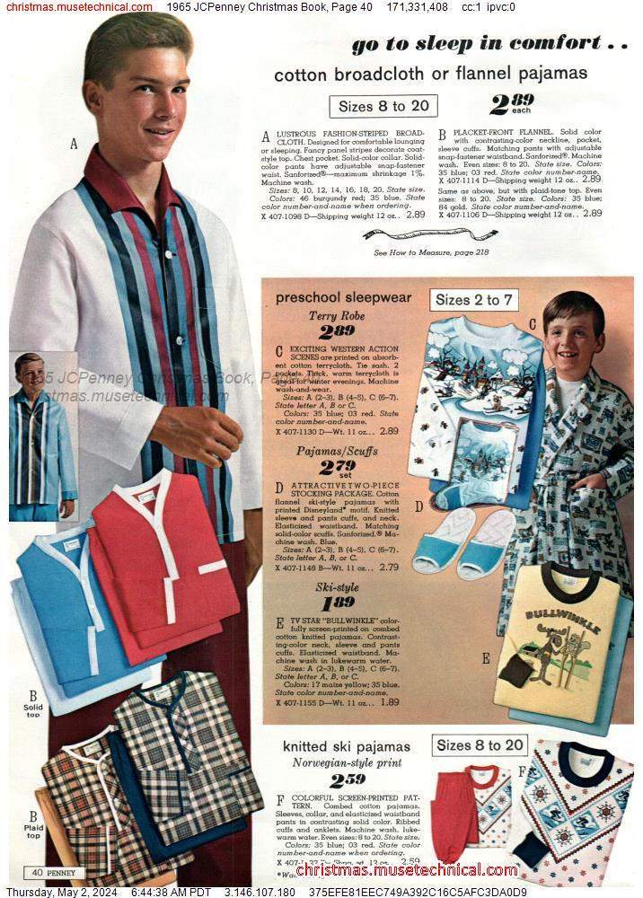 1965 JCPenney Christmas Book, Page 40