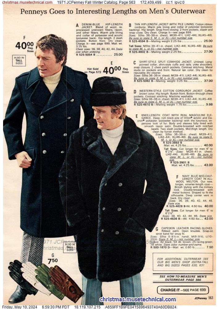 1971 JCPenney Fall Winter Catalog, Page 563