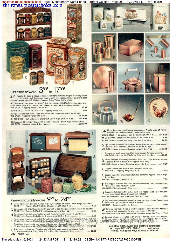 1981 Montgomery Ward Spring Summer Catalog, Page 902