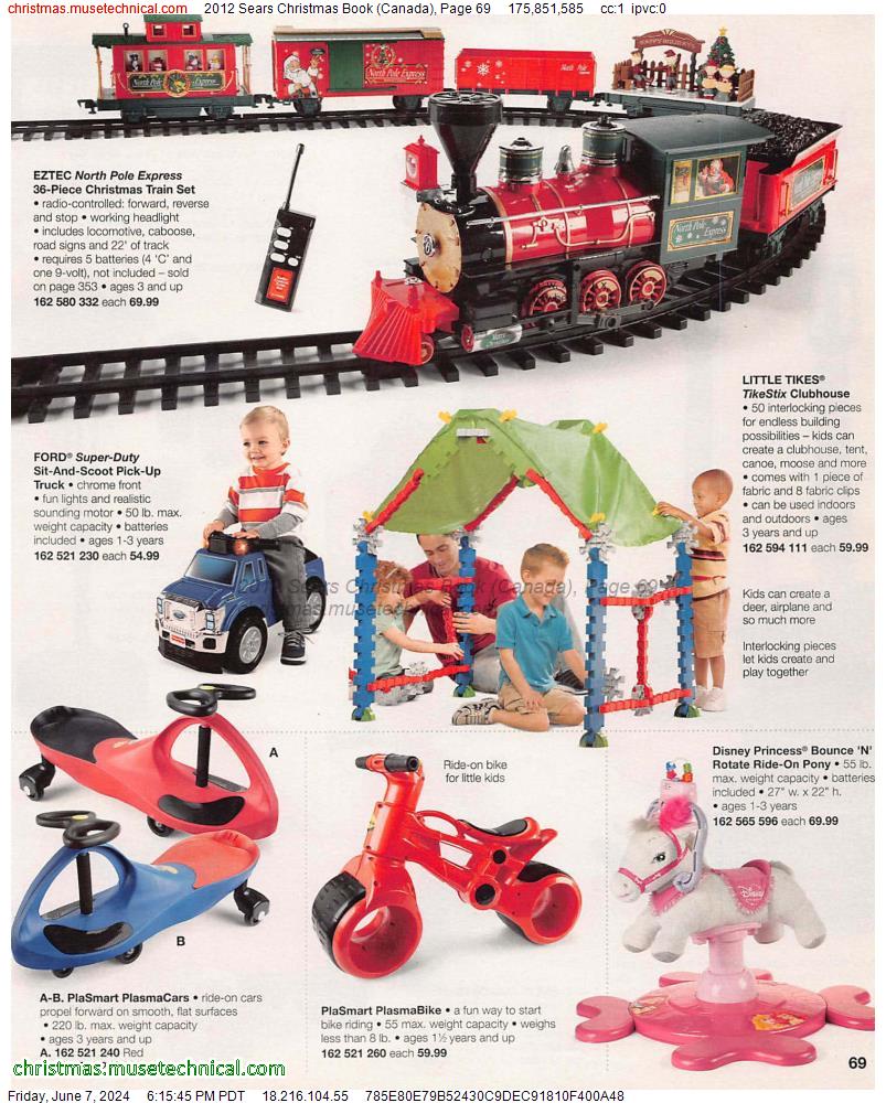 2012 Sears Christmas Book (Canada), Page 69