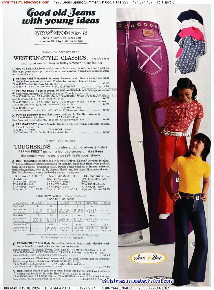 1973 Sears Spring Summer Catalog, Page 323